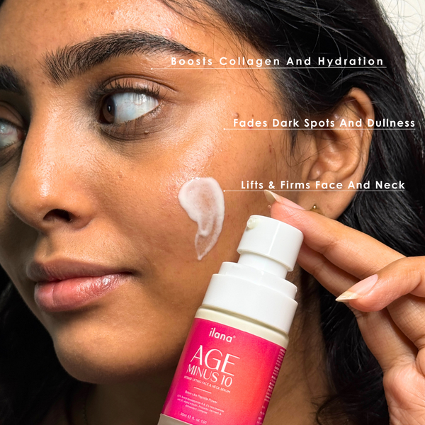 Age Minus 10 Serum – a botox like peptide that is known to reverse ageing in 45 days