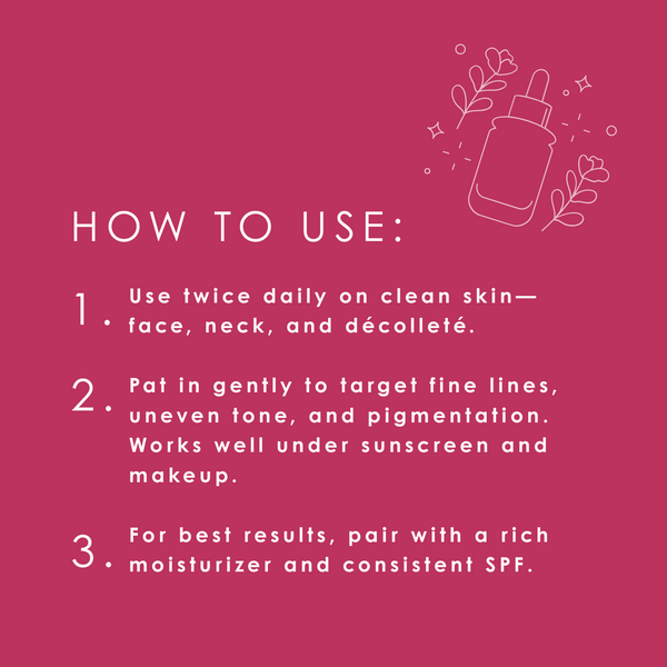 Age Minus 10 Serum – a botox like peptide that is known to reverse ageing in 45 days