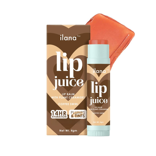 Lip Juice - Hydrating and Plumping Tinted Lip Balm with Plant Ceramides & Lipids