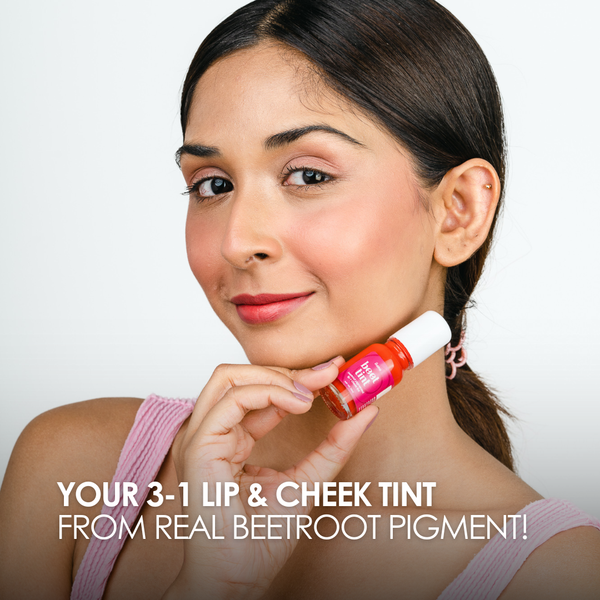 Festive Glow Bundle (Soft Blur Concealer + Beet Tint + Golden Hour Strobe Cream in Rosé)