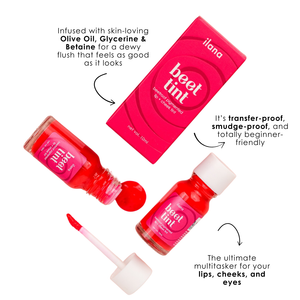 Festive Glow Bundle (Soft Blur Concealer + Beet Tint + Golden Hour Strobe Cream in Rosé)