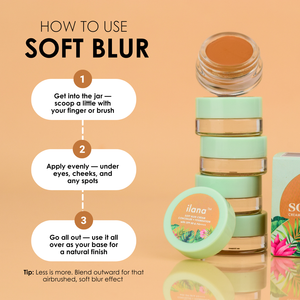 Soft Blur Cream Concealer & Foundation with SPF 50 PA++++