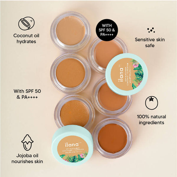 Soft Blur Cream Concealer & Foundation with SPF 50 PA++++